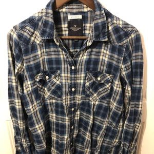 American Eagle Boyfriend Fit Flannel